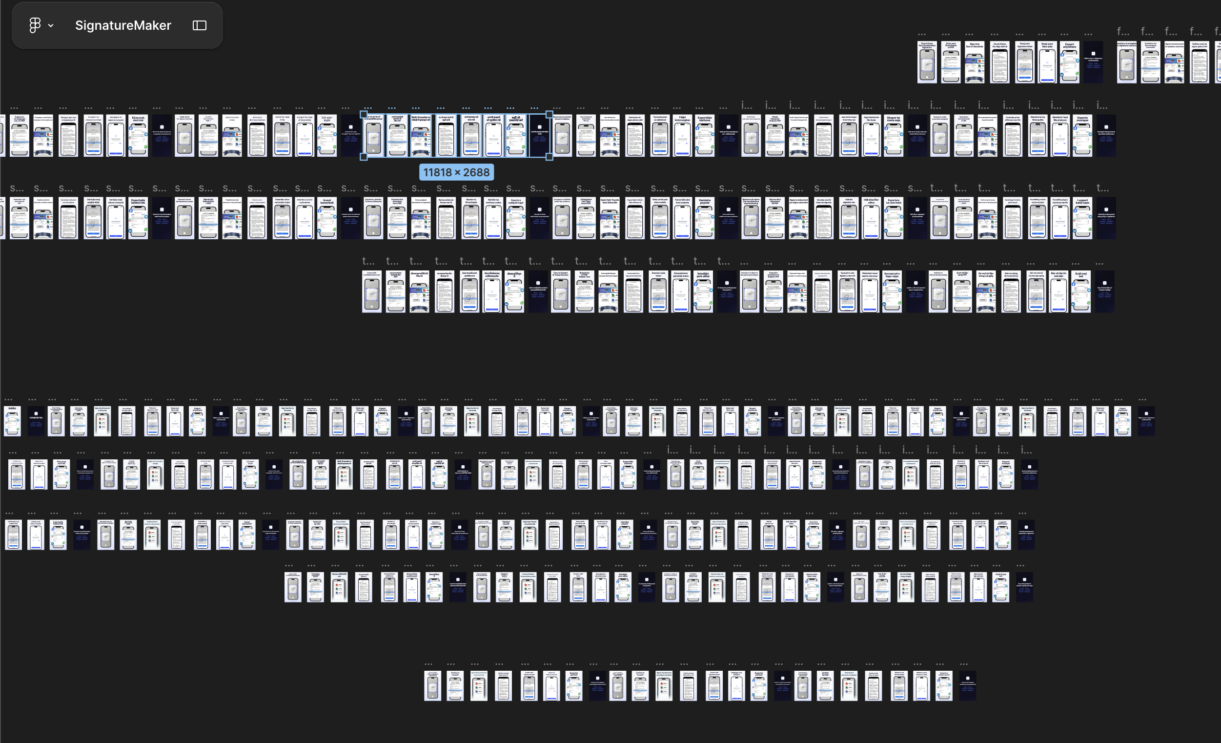 Signature Maker localized in 43 languages